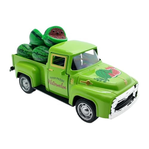 F Fityle Mini-Wassermelonen-Dekoration aus Metall im Vintage-Stil, für Sommerpartys, gestuftes Tablett, Dekoration für fröhliche Sommerpartys, Heimdekoration von F Fityle