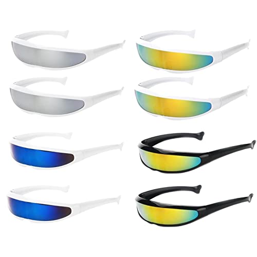 F Fityle Moderne Damen Sonnenbrillen, 8 Stück, Partybrille für Cosplay von F Fityle