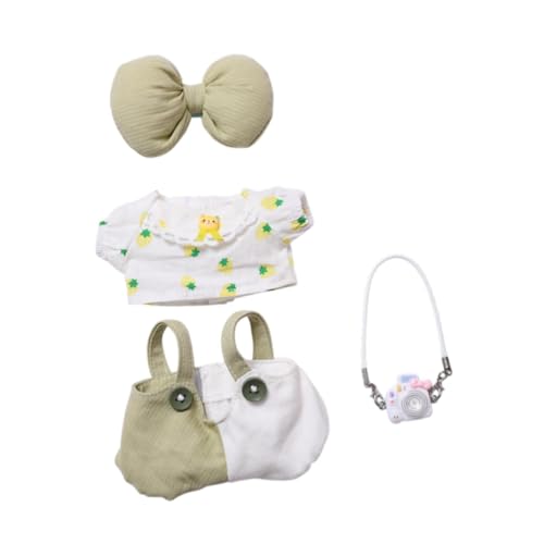 F Fityle Plüsch-Puppen-Kleidung, Kleidung, Schleife, Dekoration, Cartoon, niedliche Requisiten, Mädchen-Geschenk, Alive Mini-Kleidung, Kostüme, Geschenk für, mit Weißer Kamera F Fityle Plüsch-Puppen-Kleidung, Kleidung, Schleife, Dekoration, Cartoon, niedliche Requisiten, Mädchen-Geschenk, Alive Mini-Kleidung, Kostüme, Geschenk für, mit Weißer Kamera von F Fityle