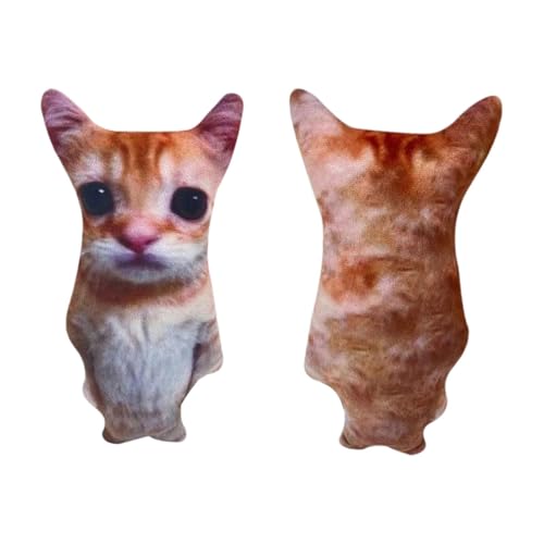F Fityle Umarmungskissen mit unregelmäßiger Form und Katzenmuster, abnehmbar, für Stuhl- und Couch-Dekoration, waschbarer PP-Einsatz, schönes, Länge 20cm F Fityle Umarmungskissen mit unregelmäßiger Form und Katzenmuster, abnehmbar, für Stuhl- und Couch-Dekoration, waschbarer PP-Einsatz, schönes, Länge 20cm von F Fityle