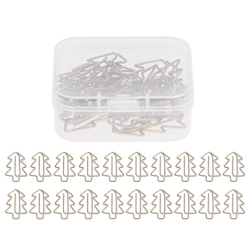 20 Stück Weihnachtsbaum Büroklammern Metall Farbtreu Dekorative Paperclips für Büro Schule Zuhause von F&Y