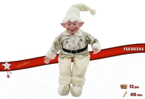 F.G.F. Import Export Linie Carillon ELFO Gold 40 cm 6344, Siehe Foto, Taglia Unica von F.G.F. Import Export