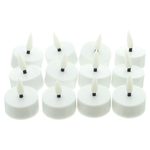 F1885 LED-Teelicht Shine, 12er Set, Kunststoff, warmweiße LED, leicht flackernd, batteriebetrieben, An-/Aus-Schalter Maße: Ø 3,7 x 4 cm, Vielfältig einsetzbar F1885 LED-Teelicht Shine, 12er Set, Kunststoff, warmweiße LED, leicht flackernd, batteriebetrieben, An-/Aus-Schalter Maße: Ø 3,7 x 4 cm, Vielfältig einsetzbar von F1885