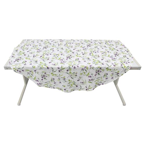 Tischdecke Olive Garden, rund, abwaschbar, wasserabweisend, 50% Baumwolle, 50% Polyester Maße: Ø 160 cm von F1885