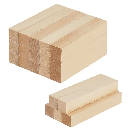FAAING 20 Stück 15x2.5x2.5cm Schnitzholz Lindenholz Rohlinge, Holzblöcke zum Schnitzen, Natürlich Holzblöcke Unbehandelt Schnitzblock Basswood Carving Blocks für DIY Schnitzen Handwerk FAAING 20 Stück 15x2.5x2.5cm Schnitzholz Lindenholz Rohlinge, Holzblöcke zum Schnitzen, Natürlich Holzblöcke Unbehandelt Schnitzblock Basswood Carving Blocks für DIY Schnitzen Handwerk von FAAING