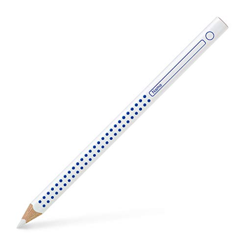 FABER-CASTELL 110801 - Buntstift Jumbo Grip, für Heft und Tafel, weiß FABER-CASTELL 110801 - Buntstift Jumbo Grip, für Heft und Tafel, weiß von FABER-CASTELL