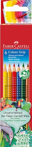 FABER-CASTELL 112406 - Buntstifte Set Colour Grip 2001, 6 Stück im Kartonetui FABER-CASTELL 112406 - Buntstifte Set Colour Grip 2001, 6 Stück im Kartonetui von FABER-CASTELL