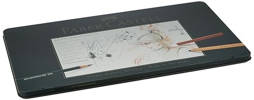 FABER-CASTELL 112977 - Pitt Monochrome Set im Metalletui, groß, 33-teilig FABER-CASTELL 112977 - Pitt Monochrome Set im Metalletui, groß, 33-teilig von FABER-CASTELL