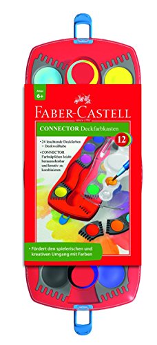 Farbkasten 12er Connector FABER CASTELL 125030 von FABER CASTELL