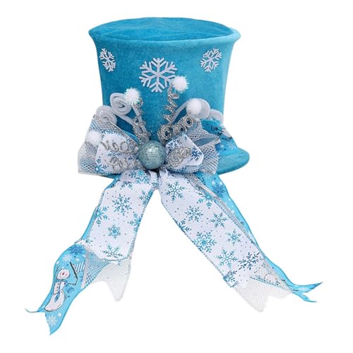 FACAIIO Faltbarer Weihnachtsbaumhut mit Süßigkeiten und Schleife für Feiertagsdekoration, Rosa FACAIIO Faltbarer Weihnachtsbaumhut mit Süßigkeiten und Schleife für Feiertagsdekoration, Rosa von FACAIIO