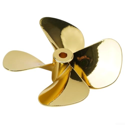 FACAIIO Robuster Metallpropeller für ferngesteuertes Boot, Schleppboot, Angelköderboot, Holzboot, Marine, ROV (D60 mm rechte Hand) von FACAIIO