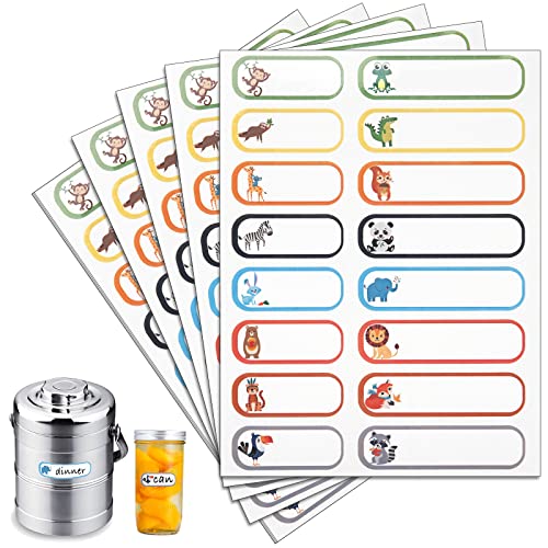 Babyflaschen-Etiketten Selbstklebend Kinder Wasserdichte Namensetiketten für Schulnamen, Erwachsene Wasserfeste Spülmaschinenfeste Aufkleber, Kinder-Namensschilder, verschiedene Größen - 128 PCS Babyflaschen-Etiketten Selbstklebend Kinder Wasserdichte Namensetiketten für Schulnamen, Erwachsene Wasserfeste Spülmaschinenfeste Aufkleber, Kinder-Namensschilder, verschiedene Größen - 128 PCS von FACATH