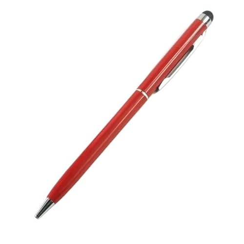 FACDEM 100 Stück 13 Farben Metall 2-in-1 Stylus Universal Kugelschreiber Custom Logo Text Gravur Büro Schule Werbung Stift Großhandel (05) von FACDEM