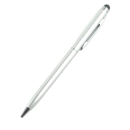 FACDEM 100 Stück 13 Farben Metall 2-in-1 Stylus Universal Kugelschreiber Custom Logo Text Gravur Büro Schule Werbung Stift Großhandel (08) von FACDEM