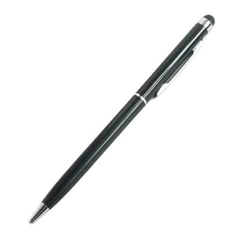 FACDEM 100 Stück 13 Farben Metall 2-in-1 Stylus Universal Kugelschreiber Custom Logo Text Gravur Büro Schule Werbung Stift Großhandel (09) von FACDEM