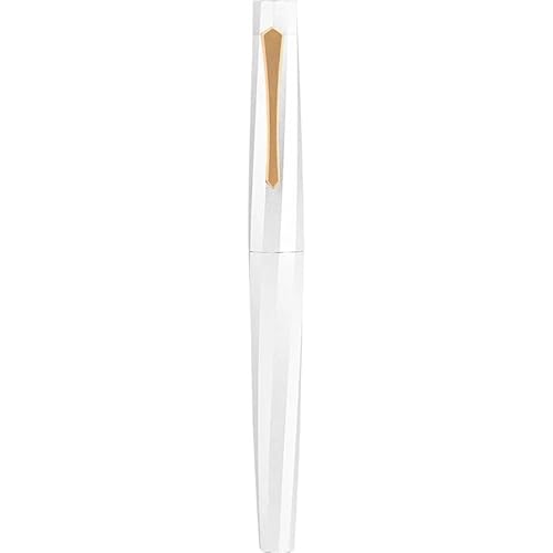 FACDEM Füllfederhalter, Anode, achteckig, Aluminiumlegierung, Iridium, mittel/feine Feder, modisch, Büro, Schreiben, Geschenk-Set von FACDEM