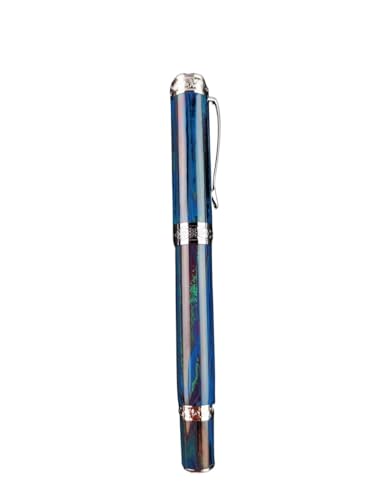 FACDEM Glatter magnetischer Füllfederhalter, Hartgummi/Ebonit, PEEK-Material, limitiertes Harz, Schrödinger S, Cat/Bock Pen Feder (K,BOCK F) von FACDEM