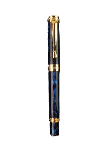 FACDEM Glatter magnetischer Füllfederhalter, Hartgummi/Ebonit, PEEK-Material, limitiertes Harz, Schrödinger S Cat/Bock Pen Feder (C,Schr dinger s Cat F) von FACDEM