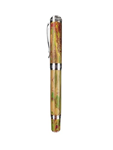 FACDEM Glatter magnetischer Füllfederhalter, Hartgummi/Ebonit, PEEK-Material, limitiertes Harz, Schrödinger S Cat/Bock Pen Feder (G,Schr dinger s Cat F) von FACDEM