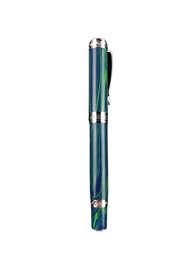 FACDEM Glatter magnetischer Füllfederhalter, Hartgummi/Ebonit, PEEK-Material, limitiertes Harz, Schrödinger S Cat/Bock Pen Feder (H,Schr dinger s Cat M) von FACDEM
