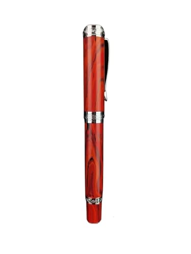FACDEM Glatter magnetischer Füllfederhalter, Hartgummi/Ebonit, PEEK-Material, limitiertes Harz, Schrödinger S Cat/Bock Pen Feder (M,Schr dinger s Cat M) von FACDEM