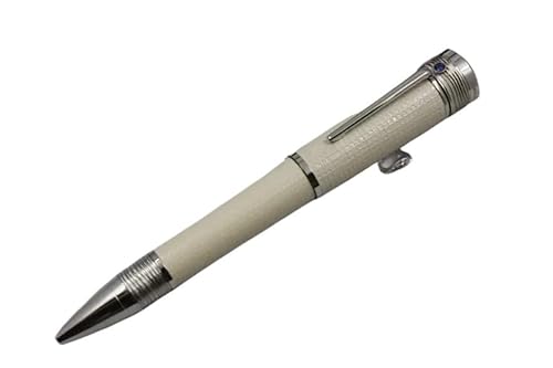 FACDEM Hochwertiger limitierter Metall-Karbonfaser-Marmor-Stift, Füllfederroller, Kugelschreiber (A, Stift mit Beutel) von FACDEM