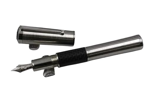 FACDEM Hochwertiger limitierter Metall-Karbonfaser-Marmor-Stift, Füllfederroller, Kugelschreiber (F,Stift mit Box) von FACDEM