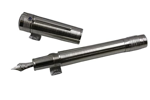 FACDEM Hochwertiger limitierter Metall-Karbonfaser-Marmor-Stift, Füllfederroller, Kugelschreiber (G, Stift mit Tasche) von FACDEM