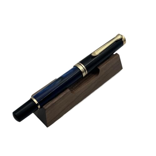 FACDEM Limited Pen Acryl-Kolben-Füllfederhalter, Feder F, M, B, 0,5, ,7 mm, 0,0 mm Spitze, goldener Clip, Schreiben, Büro, Geschenkstift (P, Schmidt F (0,5 mm) von FACDEM