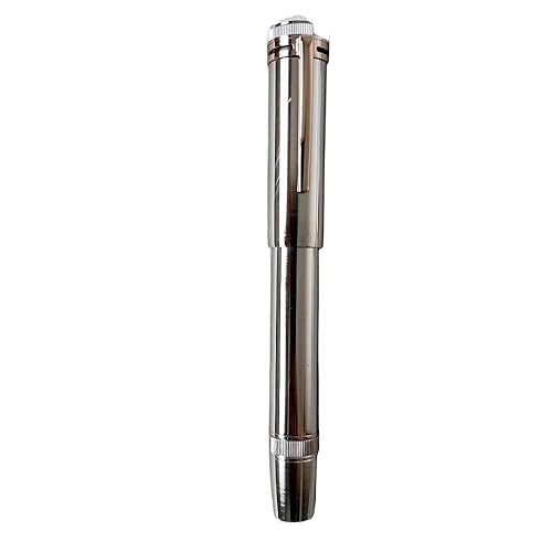 FACDEM Luxury Heritage Collection 1912 Füllfederhalter mit Kolbentinte, rotierende Stiftspitze, Schwarz / Rot, Kunstharz (A, nur Stift) von FACDEM
