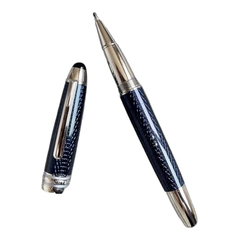 FACDEM Luxus-Füllfederhalter, blaue und schwarze Farbe, M-Spitze, Business, niedliches Schreiben, Geschenke, Stift (J) von FACDEM