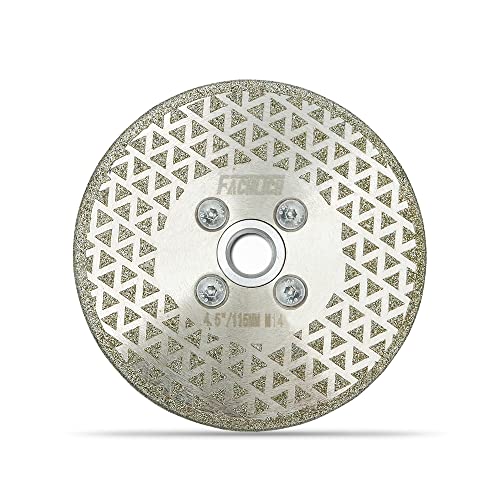 FACHLICH Diamant Trennscheibe 115mm Galvanisch Klinge zum Schneiden und Schleifen Granit Marmor Fliese Natursteine FACHLICH Diamant Trennscheibe 115mm Galvanisch Klinge zum Schneiden und Schleifen Granit Marmor Fliese Natursteine von FACHLICH