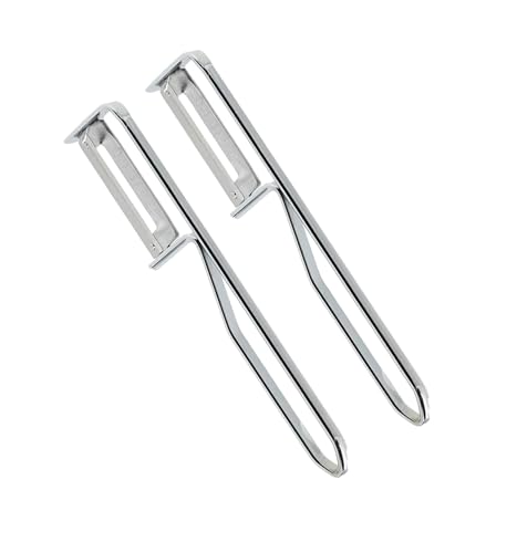 Fackelmann | Universaler Sparschäler/Pendelschäler 2er Set | Edelstahl/Chrom | ideal für Spargel, Obst und Gemüse Fackelmann | Universaler Sparschäler/Pendelschäler 2er Set | Edelstahl/Chrom | ideal für Spargel, Obst und Gemüse von FACKELMANN