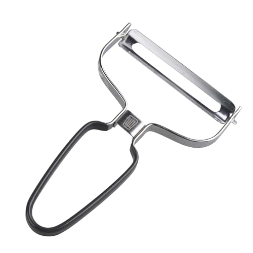 Chefkoch extra breiter Ziehschäler– 150x102x11mm Funktionsteil – Für großes Gemüse mit harter Schale wie Kürbis & Kohlrabi – Anti-Rutsch Griff – Grau/Silber Chefkoch extra breiter Ziehschäler– 150x102x11mm Funktionsteil – Für großes Gemüse mit harter Schale wie Kürbis & Kohlrabi – Anti-Rutsch Griff – Grau/Silber von FACKELMANN