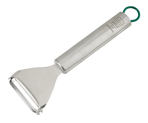 Chefkoch trifft Fackelmann Ziehschäler – Premium Edelstahl Gemüseschäler, Ergonomischer Griff, Spülmaschinenfest, Ideal für Obst & Gemüse, Grau Chefkoch trifft Fackelmann Ziehschäler – Premium Edelstahl Gemüseschäler, Ergonomischer Griff, Spülmaschinenfest, Ideal für Obst & Gemüse, Grau von FACKELMANN