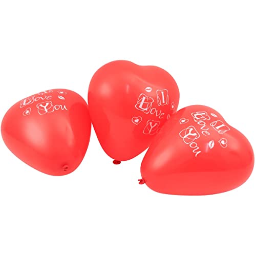 FACKELMANN Herzluftballons Bedruckt, Kunststoff, rot/weiß, verschieden FACKELMANN Herzluftballons Bedruckt, Kunststoff, rot/weiß, verschieden von FACKELMANN