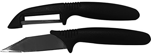Fackelmann September Peeler mit Messer Scheiben Gemüse und Schutz der Stahlkabel, Stahl, Silber Fackelmann September Peeler mit Messer Scheiben Gemüse und Schutz der Stahlkabel, Stahl, Silber von FACKELMANN