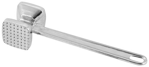 Fackelmann Meat Tenderiser, Meat Hammer & Mallet for Steak, Beef, Chicken or Pork, Dual Sided Heavy Duty Durable Aluminium, 22.5x6x5cm, Silver Fackelmann Meat Tenderiser, Meat Hammer & Mallet for Steak, Beef, Chicken or Pork, Dual Sided Heavy Duty Durable Aluminium, 22.5x6x5cm, Silver von FACKELMANN