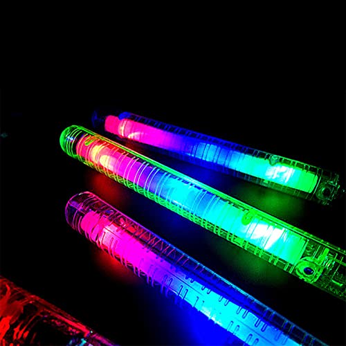 FACULX Leuchtstäbe, LED-Leuchtstäbe, blinkend, mehrfarbig, LED-Leuchtstäbe mit Schlüsselbändern für Requisiten, Partys, Konzerte, zufällige Farbe von FACULX