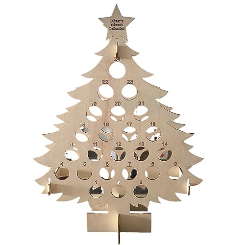 FACULX Wein-Adventskalender, 24 Tage Holz Weihnachten Adventskalender Weinflaschenregal, Wein-Adventskalender Erwachsene für Weihnachten Urlaub Party Dekor FACULX Wein-Adventskalender, 24 Tage Holz Weihnachten Adventskalender Weinflaschenregal, Wein-Adventskalender Erwachsene für Weihnachten Urlaub Party Dekor von FACULX
