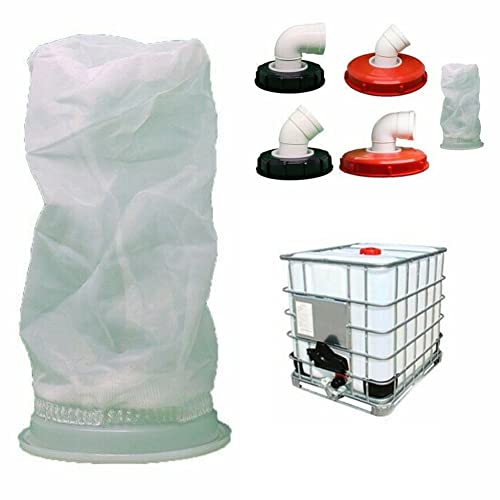 FACULX 2 Stück IBC Deckelfilter Nylon waschbar für Regenwassertank IBC DN 75 Nadelfilz (Nylonfilter) von FACULX