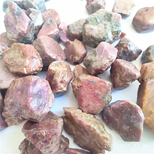 FADUNI Echter seltener 5-25 mm natürlicher Korundstein Korund rauer Rubin roher Edelstein Probe Kristall DIY Schmuck Natürliche Steine FADUNI Echter seltener 5-25 mm natürlicher Korundstein Korund rauer Rubin roher Edelstein Probe Kristall DIY Schmuck Natürliche Steine von FADUNI