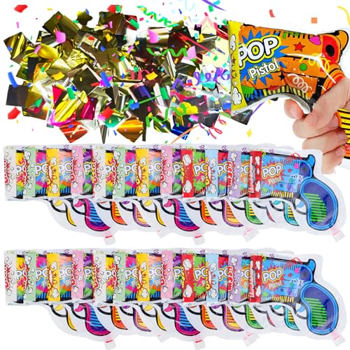 FAELNK 25 Stück Konfettikanone Party Confetti Kanone Konfettipistole Konfetti Kanone Party Popper Konfettipistolen Geeignet für Partys Karneval Geburtstage Hochzeiten Silvester Jubiläen FAELNK 25 Stück Konfettikanone Party Confetti Kanone Konfettipistole Konfetti Kanone Party Popper Konfettipistolen Geeignet für Partys Karneval Geburtstage Hochzeiten Silvester Jubiläen von FAELNK