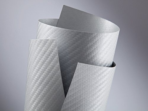 20 FALAMBI Premiumkarton Batik silber, Papier 220 g/m², bedruckbar, fein geprägter durchgefärbter Karton von FALAMBI