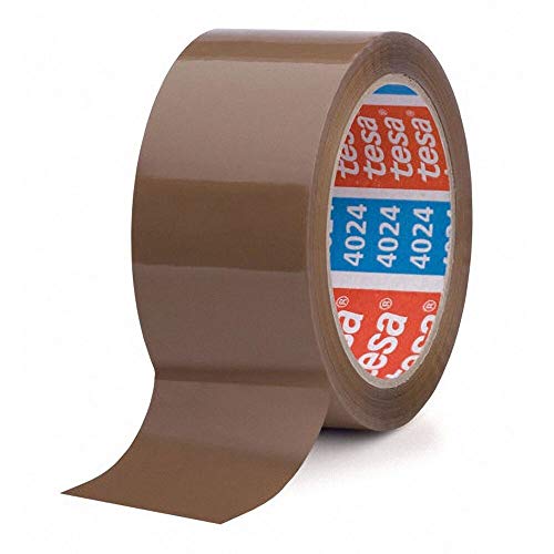 36 Stk. TESA Klebeband tesapack 4024, HiTack Acrylic, 50mm x 66m, braun/PP-Klebeband mit sehr hoher Anfaßklebekraft und optimaler Verschlusssicherheit von FALAMBI