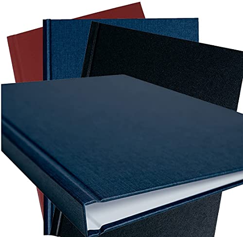 Buchbindemappen, Thermo Bindemappe, Hardcover DIPLOMAT MODERN (dunkelblau, 3 mm (15-25 Blatt)) von FALAMBI