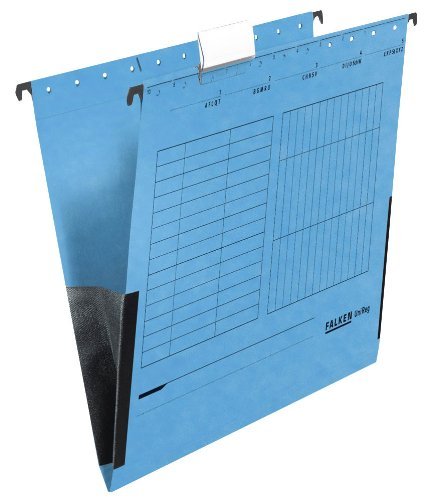 Falken 25 Hängemappen Format A4 230 g/m², blau von FALKEN