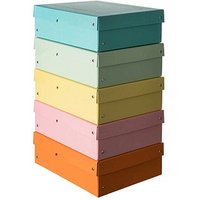 5 FALKEN PURE Aufbewahrungsbox 1250 Blatt pastellorange, pastellblau, pastellrosa, pastellgrün, pastellgelb 24,0 x 32,0 x 10,0 cm 5 FALKEN PURE Aufbewahrungsbox 1250 Blatt pastellorange, pastellblau, pastellrosa, pastellgrün, pastellgelb 24,0 x 32,0 x 10,0 cm von FALKEN