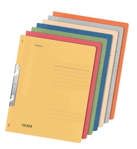 Einhakhefter A4 1 1 Vorderdeckel kfm. Heftung blau Manilakarton von FALKEN