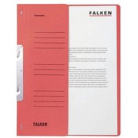 FALKEN Einhakhefter Karton rot DIN A4 von FALKEN